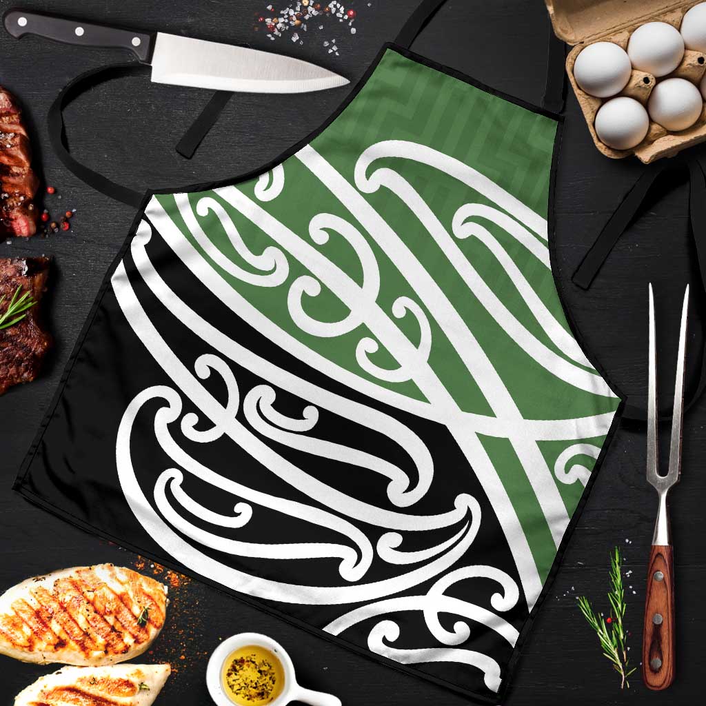 Green Fern New Zealand Kowhai Ngutukak Apron - Polynesian Pride