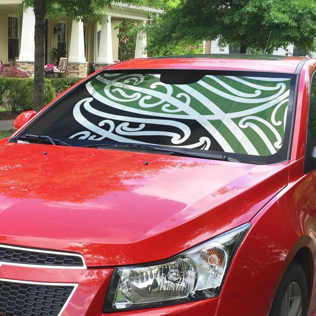 Green Fern New Zealand Kowhai Ngutukak Auto Sun Shade - Polynesian Pride