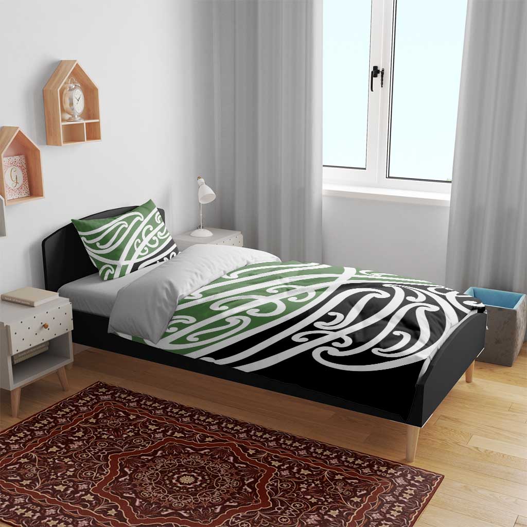 Green Fern New Zealand Kowhai Ngutukak Bedding Set - Polynesian Pride