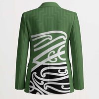 Green Fern New Zealand Kowhai Ngutukak Blazer - Polynesian Pride