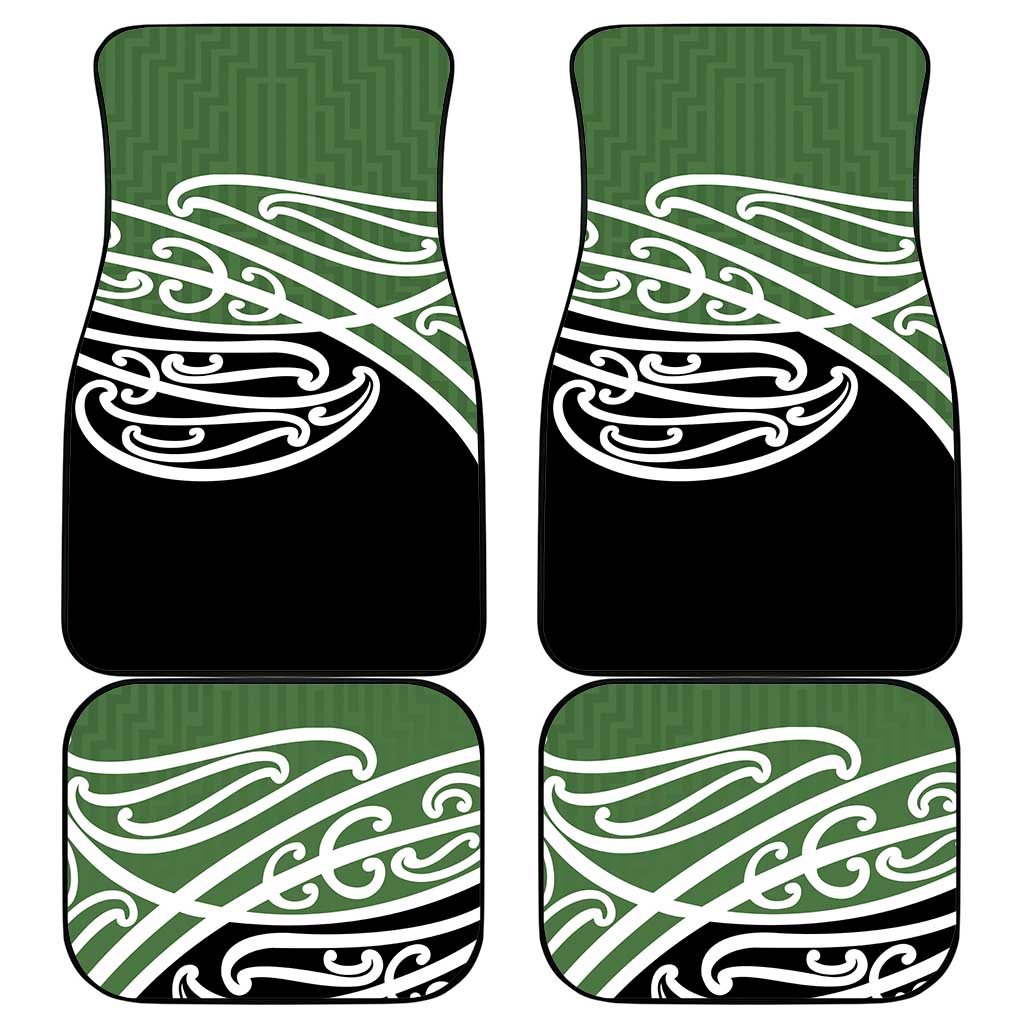 Green Fern New Zealand Kowhai Ngutukak Car Mats LT9 - Polynesian Pride