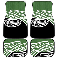 Green Fern New Zealand Kowhai Ngutukak Car Mats LT9 - Polynesian Pride