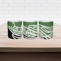 Green Fern New Zealand Kowhai Ngutukak Ceramic Mug LT9 - Polynesian Pride
