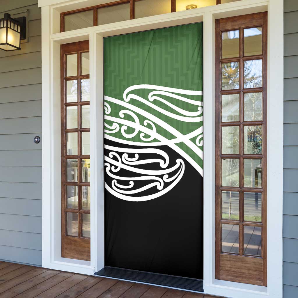 Green Fern New Zealand Kowhai Ngutukak Door Cover LT9 - Polynesian Pride
