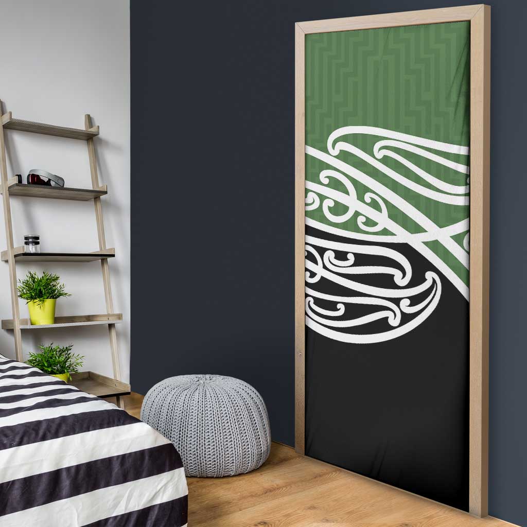 Green Fern New Zealand Kowhai Ngutukak Door Cover LT9 - Polynesian Pride