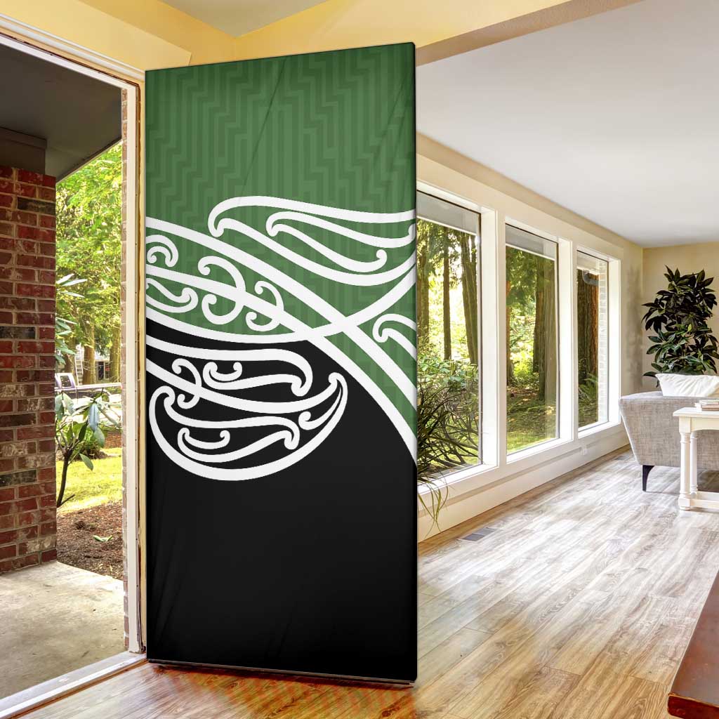 Green Fern New Zealand Kowhai Ngutukak Door Cover LT9 - Polynesian Pride