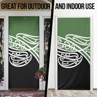 Green Fern New Zealand Kowhai Ngutukak Door Cover LT9 - Polynesian Pride