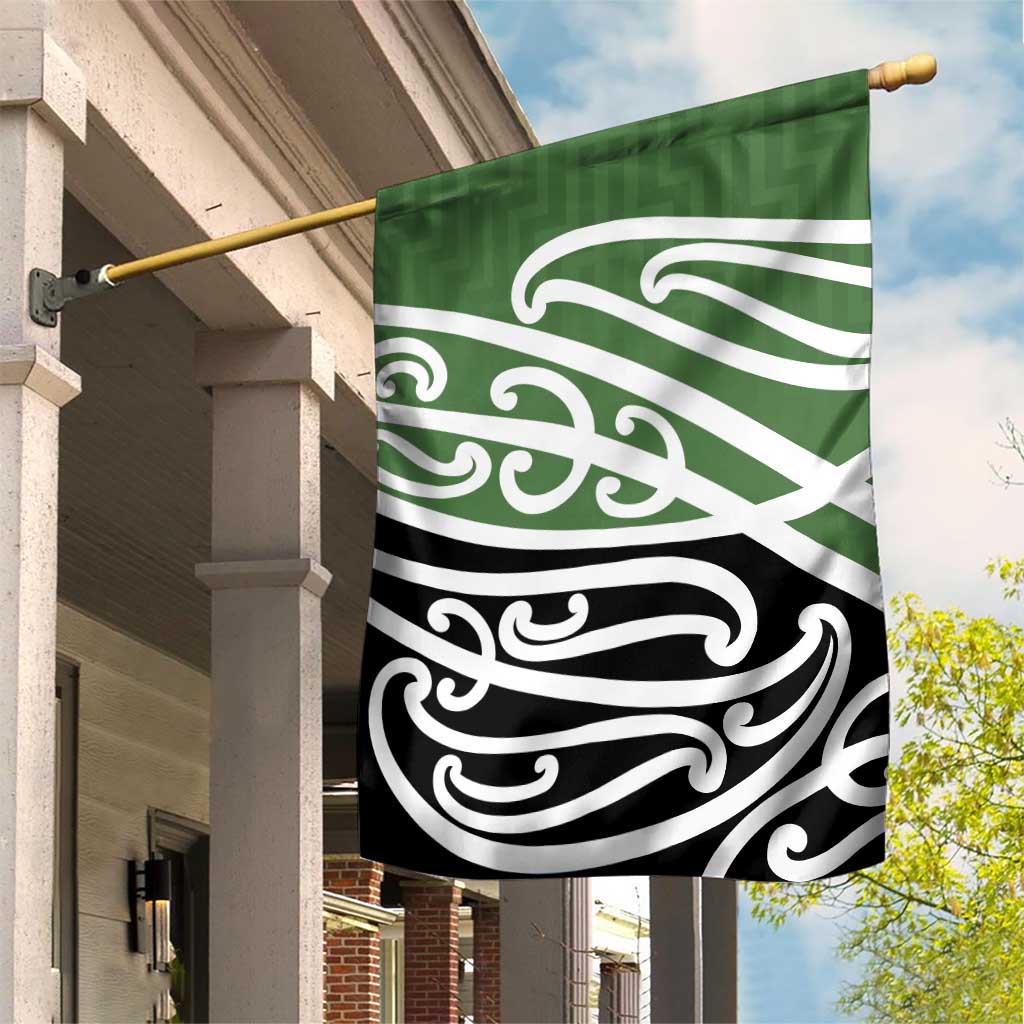 Green Fern New Zealand Kowhai Ngutukak Garden Flag LT9 House Flag Green - Polynesian Pride