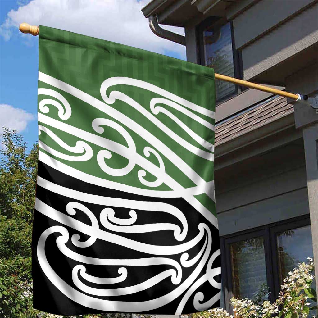 Green Fern New Zealand Kowhai Ngutukak Garden Flag LT9 - Polynesian Pride