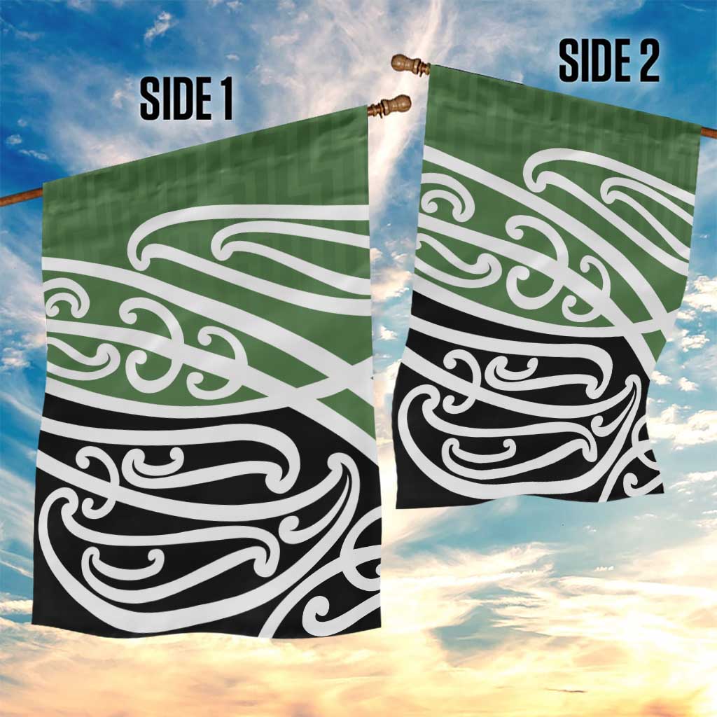 Green Fern New Zealand Kowhai Ngutukak Garden Flag LT9 - Polynesian Pride