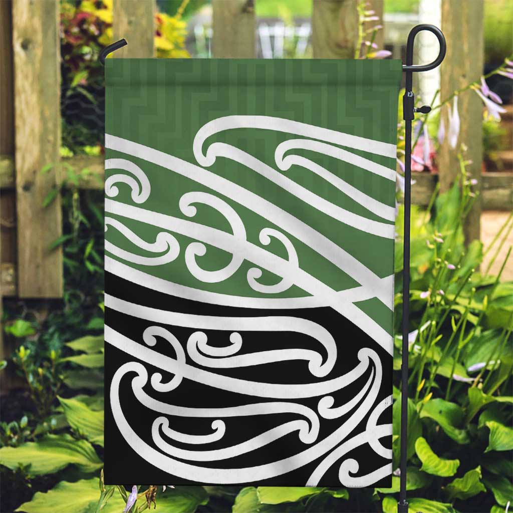 Green Fern New Zealand Kowhai Ngutukak Garden Flag LT9 Garden Flag Green - Polynesian Pride