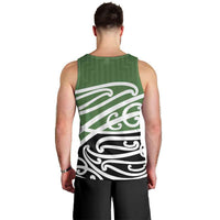 Green Fern New Zealand Kowhai Ngutukak Men Tank Top LT9 - Polynesian Pride