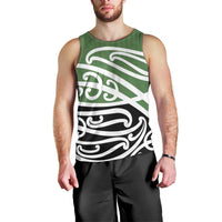 Green Fern New Zealand Kowhai Ngutukak Men Tank Top LT9 - Polynesian Pride