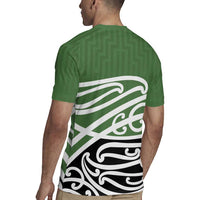 Green Fern New Zealand Kowhai Ngutukak Rugby Jersey - Polynesian Pride