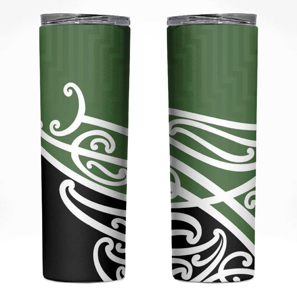 Green Fern New Zealand Kowhai Ngutukak Skinny Tumbler LT9 Green - Polynesian Pride