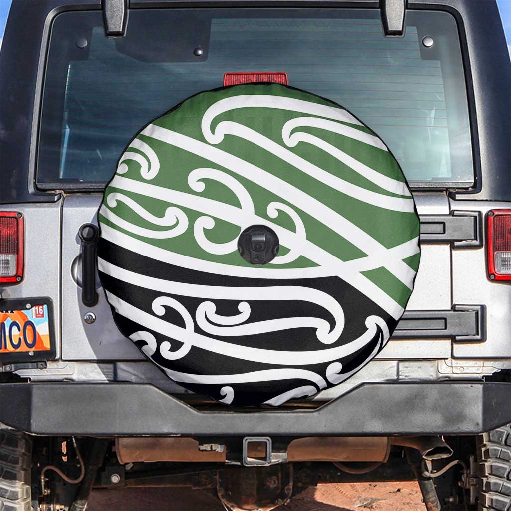 Green Fern New Zealand Kowhai Ngutukak Spare Tire Cover LT9 Green - Polynesian Pride