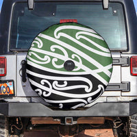 Green Fern New Zealand Kowhai Ngutukak Spare Tire Cover LT9 Green - Polynesian Pride