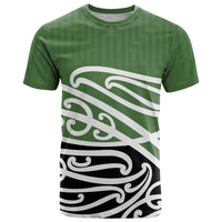 Green Fern New Zealand Kowhai Ngutukak T Shirt LT9 Green - Polynesian Pride