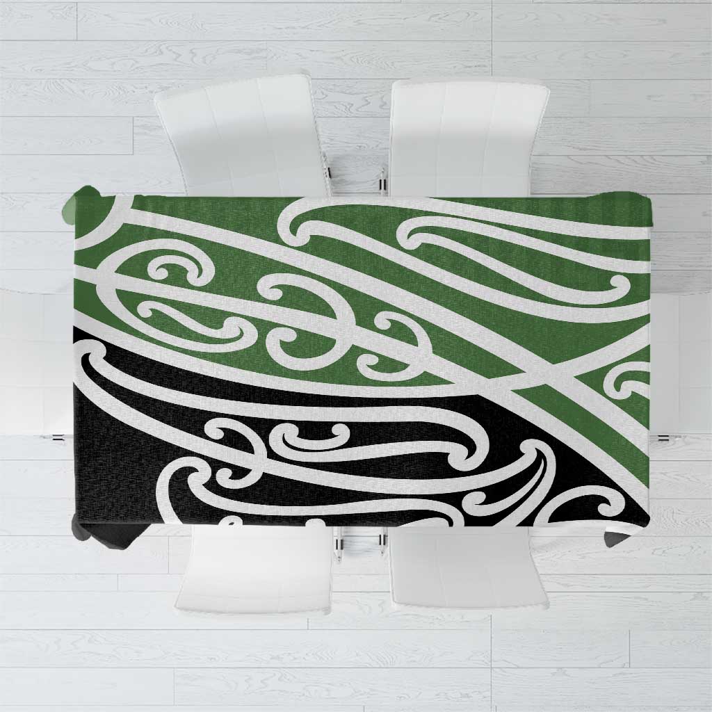 Green Fern New Zealand Kowhai Ngutukak Tablecloth - Polynesian Pride