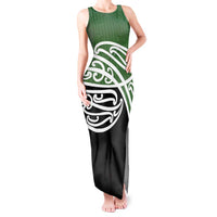 Green Fern New Zealand Kowhai Ngutukak Tank Maxi Dress LT9 Women Green - Polynesian Pride