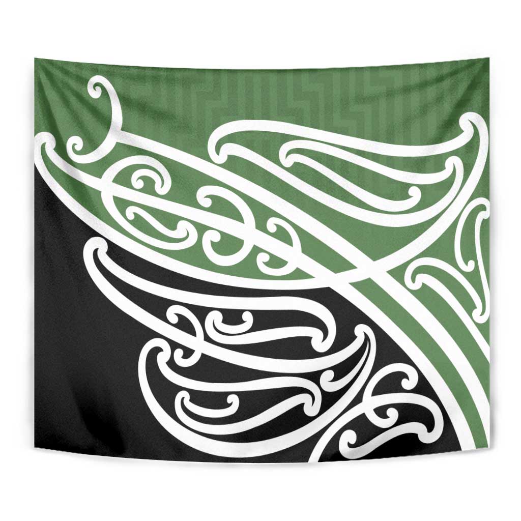 Green Fern New Zealand Kowhai Ngutukak Tapestry - Polynesian Pride