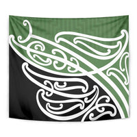 Green Fern New Zealand Kowhai Ngutukak Tapestry - Polynesian Pride