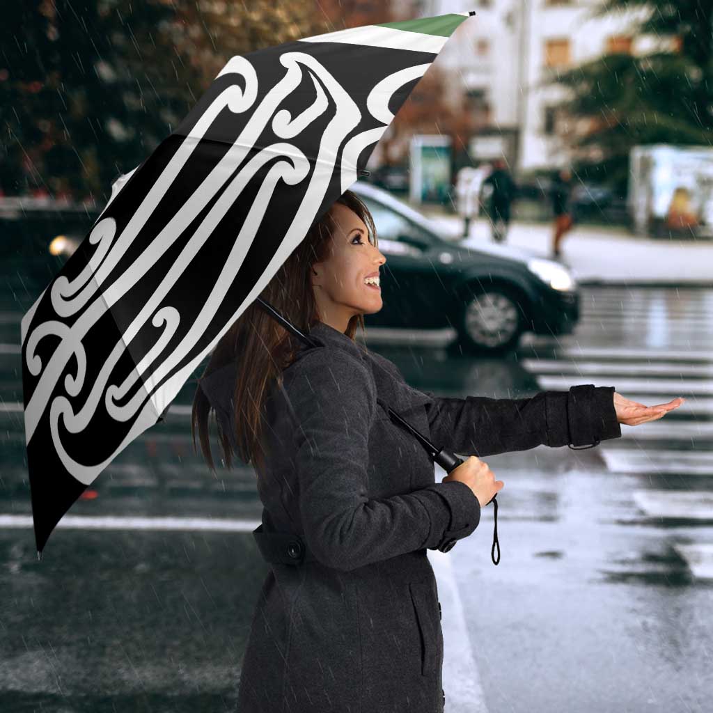 Green Fern New Zealand Kowhai Ngutukak Umbrella - Polynesian Pride