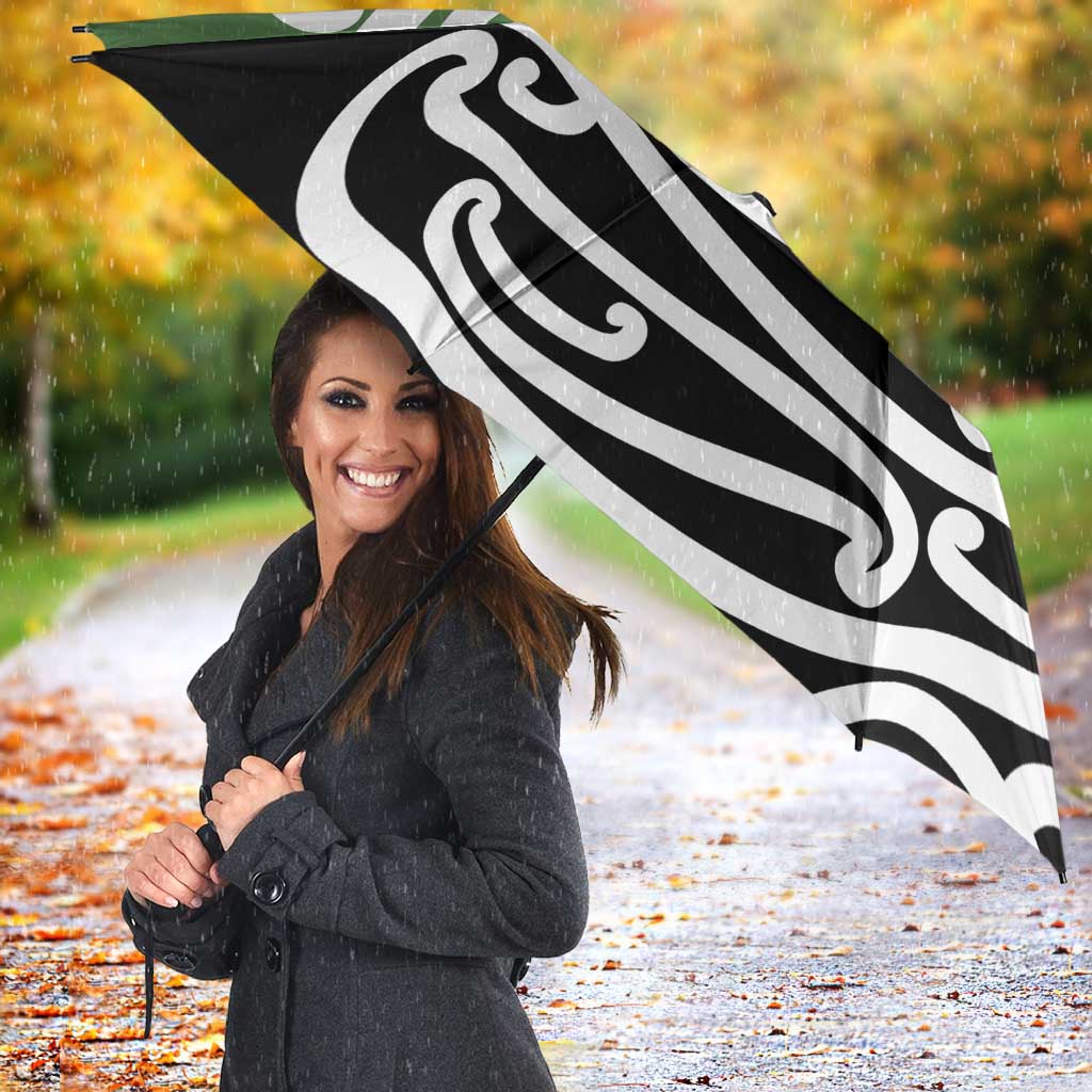 Green Fern New Zealand Kowhai Ngutukak Umbrella - Polynesian Pride