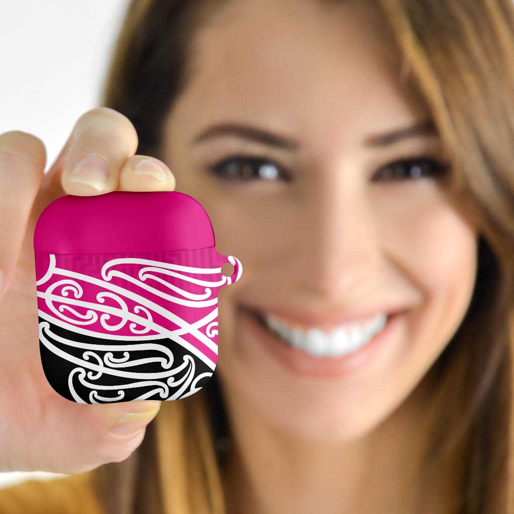 All Pink New Zealand Kowhai Ngutukak AirPods Case LT9 - Polynesian Pride