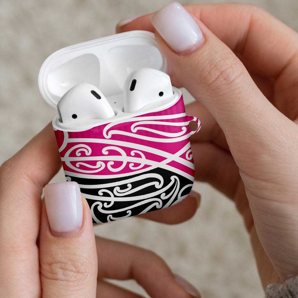 All Pink New Zealand Kowhai Ngutukak AirPods Case LT9 - Polynesian Pride