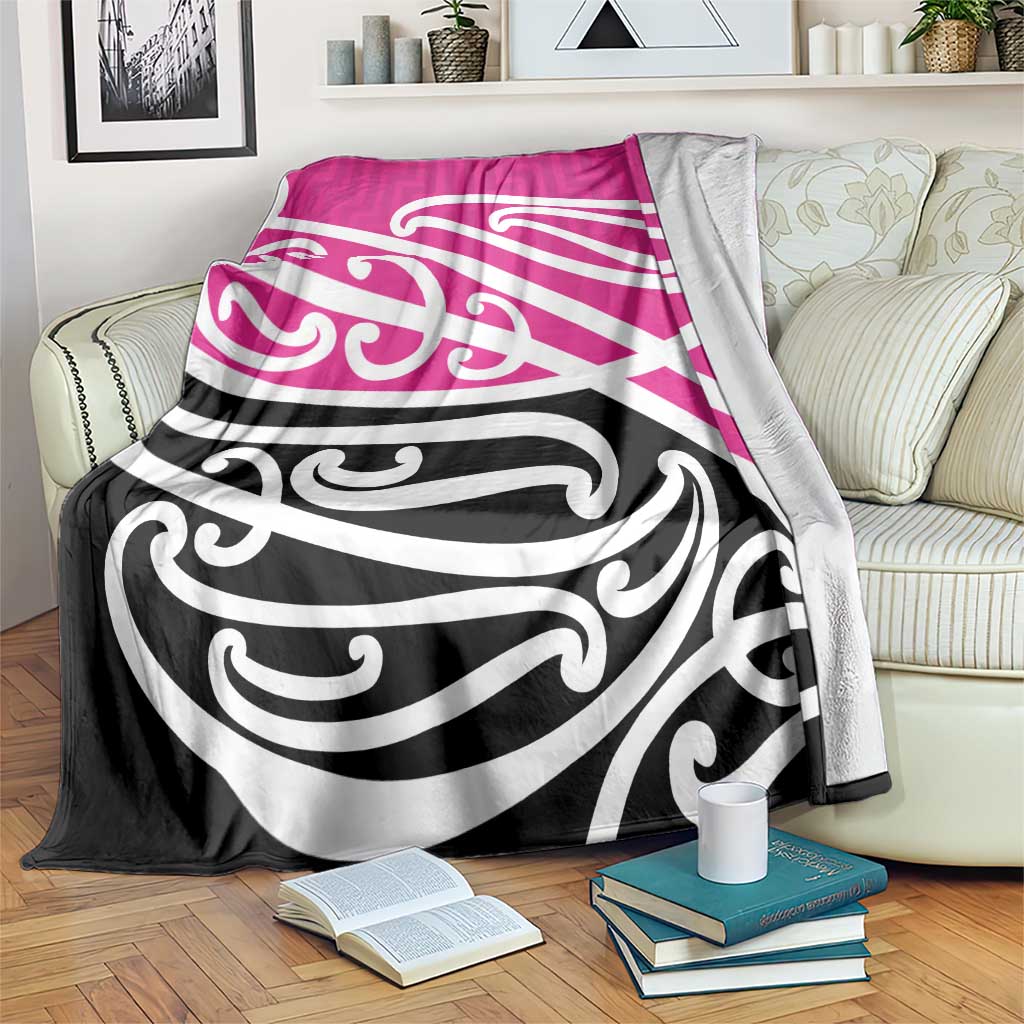 All Pink New Zealand Kowhai Ngutukak Blanket LT9 Pink - Polynesian Pride