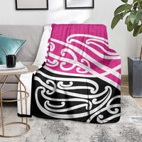 All Pink New Zealand Kowhai Ngutukak Blanket LT9 - Polynesian Pride
