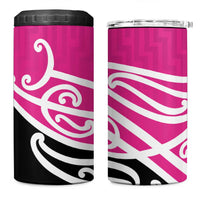 All Pink New Zealand Kowhai Ngutukak 4 in 1 Can Cooler Tumbler LT9 One Size: 16 oz Pink - Polynesian Pride