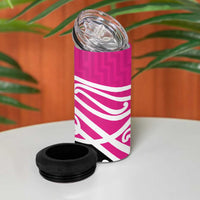 All Pink New Zealand Kowhai Ngutukak 4 in 1 Can Cooler Tumbler LT9 - Polynesian Pride