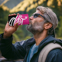All Pink New Zealand Kowhai Ngutukak 4 in 1 Can Cooler Tumbler LT9 - Polynesian Pride