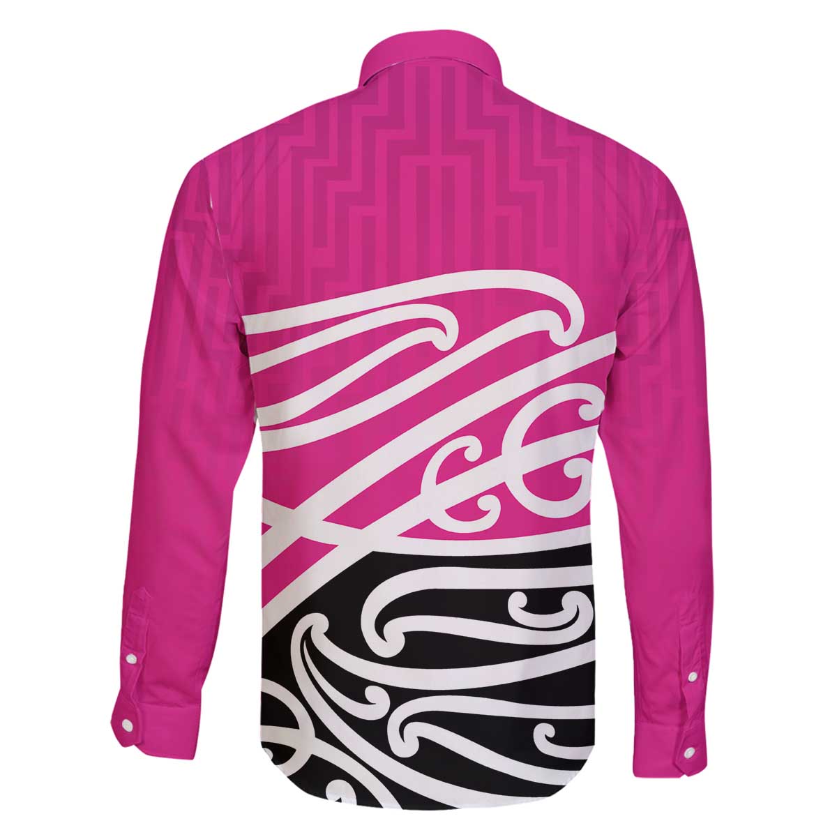 All Pink New Zealand Kowhai Ngutukak Family Matching Off The Shoulder Long Sleeve Dress and Hawaiian Shirt LT9 - Polynesian Pride