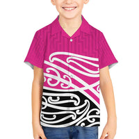 All Pink New Zealand Kowhai Ngutukak Kid Hawaiian Shirt LT9 Kid Pink - Polynesian Pride
