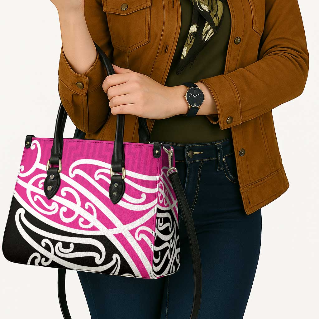All Pink New Zealand Kowhai Ngutukak Leather Bag - Polynesian Pride