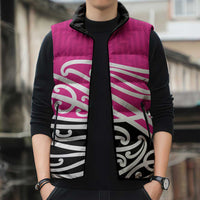 All Pink New Zealand Kowhai Ngutukak Sleeveless Puffer Jacket - Polynesian Pride