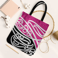 All Pink New Zealand Kowhai Ngutukak Tote Bag LT9 Black Strap One Size Pink - Polynesian Pride