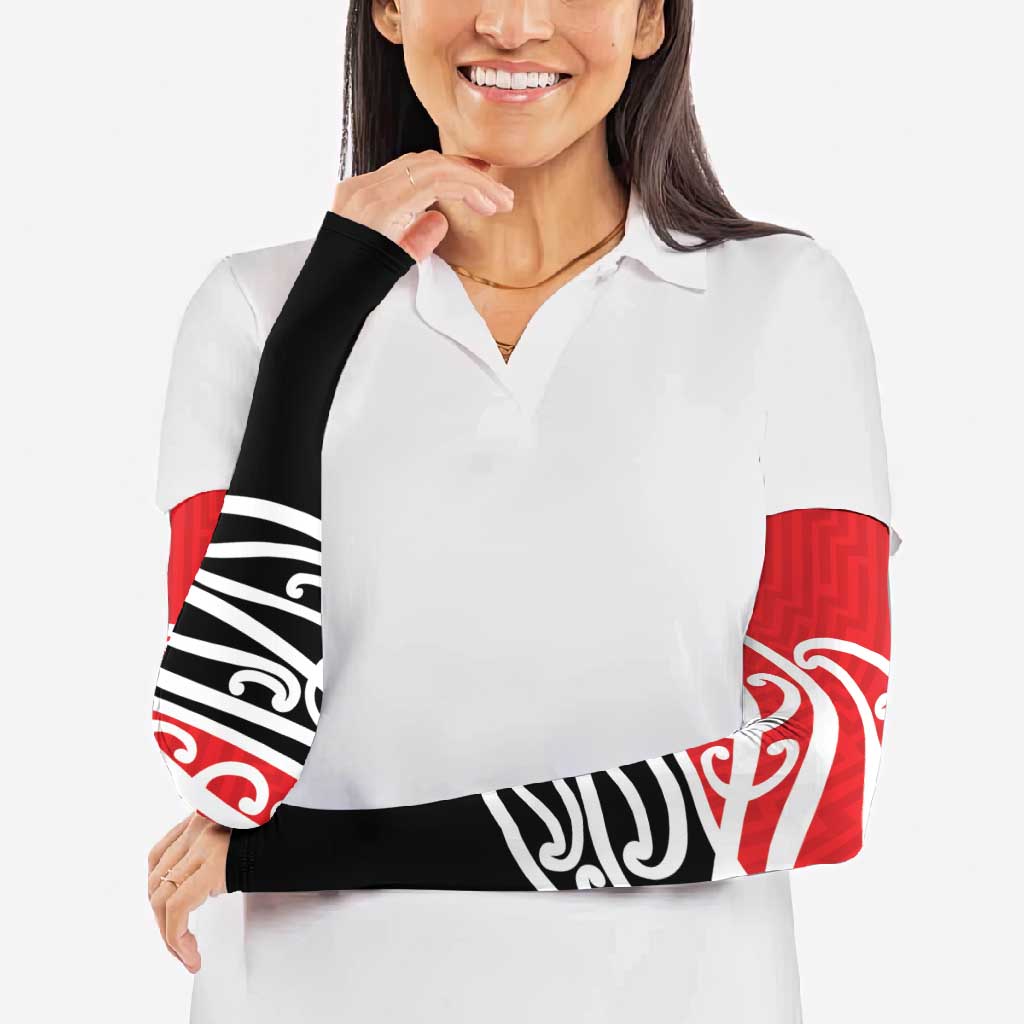 All Red New Zealand Kowhai Ngutukak Arm Sleeves - Polynesian Pride