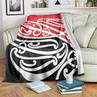 All Red New Zealand Kowhai Ngutukak Blanket LT9 Red - Polynesian Pride