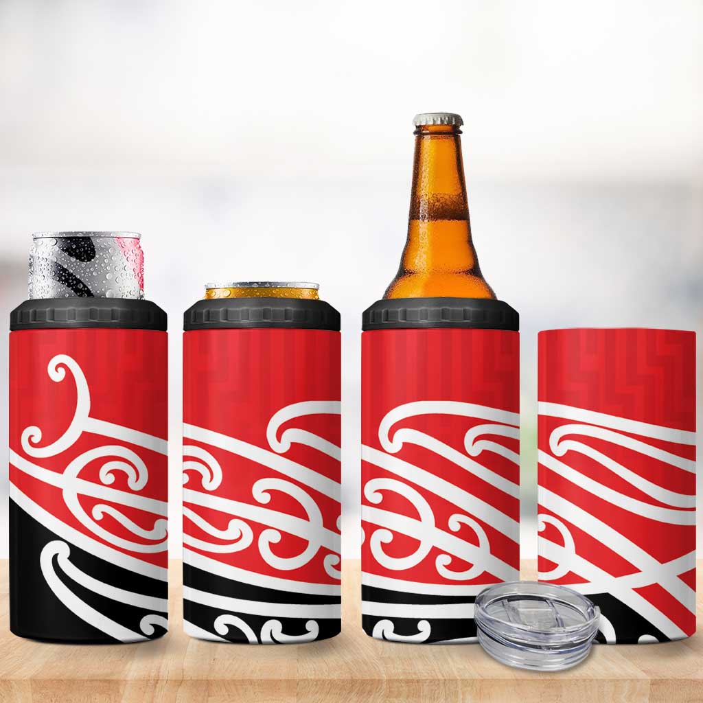 All Red New Zealand Kowhai Ngutukak 4 in 1 Can Cooler Tumbler LT9 - Polynesian Pride