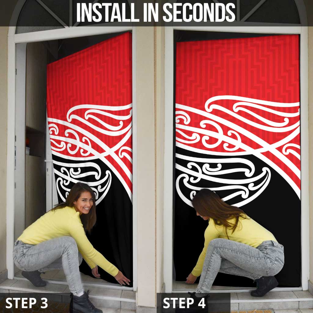 All Red New Zealand Kowhai Ngutukak Door Cover LT9 - Polynesian Pride