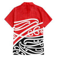 All Red New Zealand Kowhai Ngutukak Family Matching Off Shoulder Short Dress and Hawaiian Shirt LT9 - Polynesian Pride