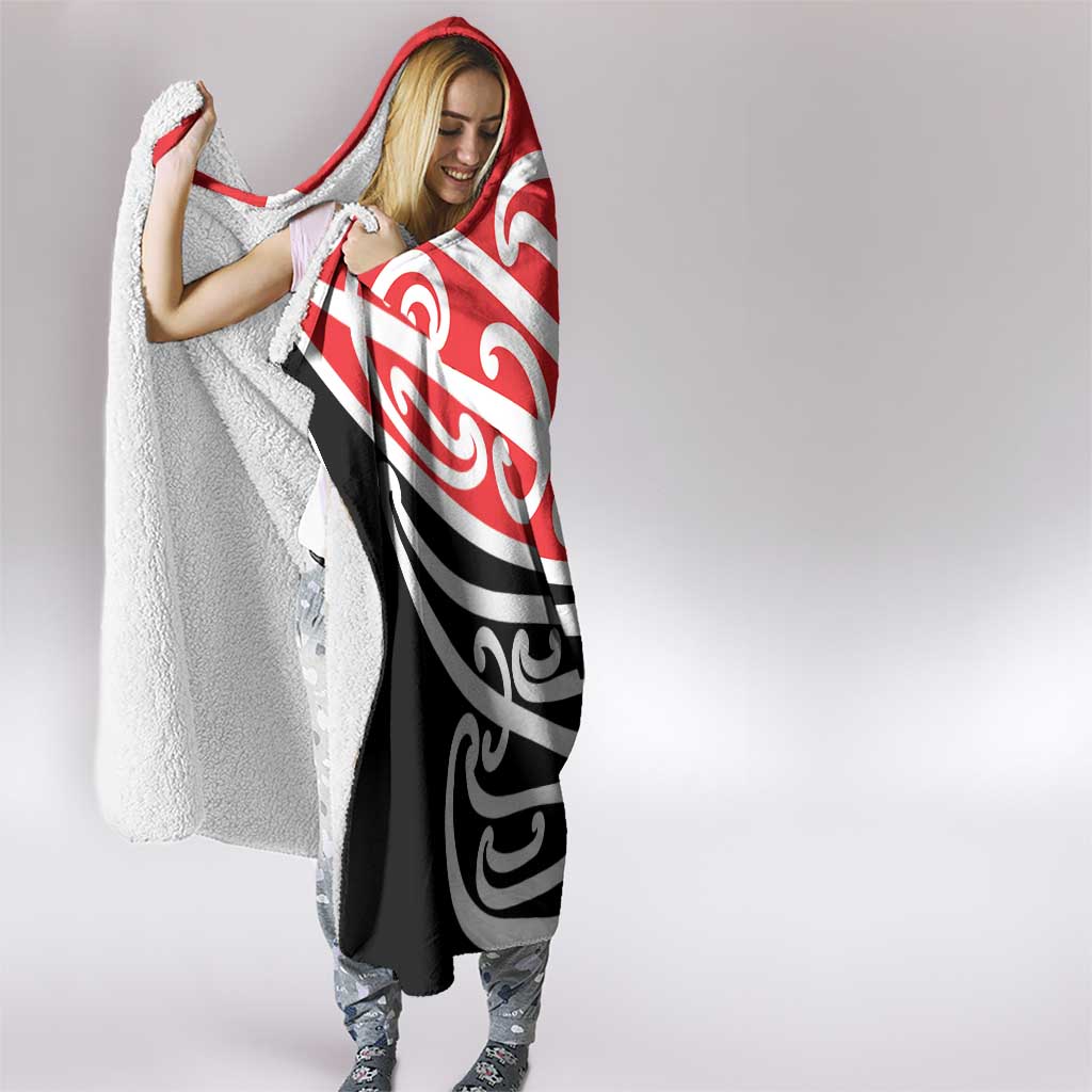 All Red New Zealand Kowhai Ngutukak Hooded Blanket - Polynesian Pride