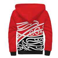 All Red New Zealand Kowhai Ngutukak Sherpa Hoodie LT9 - Polynesian Pride