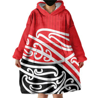 All Red New Zealand Kowhai Ngutukak Wearable Blanket Hoodie LT9 - Polynesian Pride