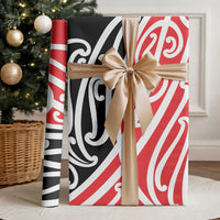 All Red New Zealand Kowhai Ngutukak Wrapping Paper - Polynesian Pride