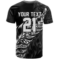 New Zealand Lawn Bowls Custom T Shirt Black Maori Warrior Tribal Silver Fern LT9 - Polynesian Pride